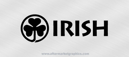 Irish Clover Side Decal